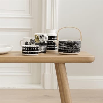 Räsymatto Teekanne - Schwarz-weiß - Marimekko
