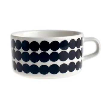 Räsymatto Teetasse 25 cl - Schwarz-weiß - Marimekko