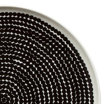 Räsymatto Teller Ø 25cm - Schwarz-weiß - Marimekko