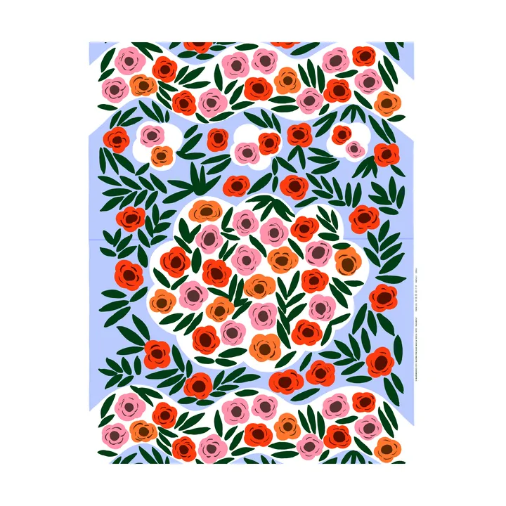 Ruukku Stoff - Blau, multi - Marimekko