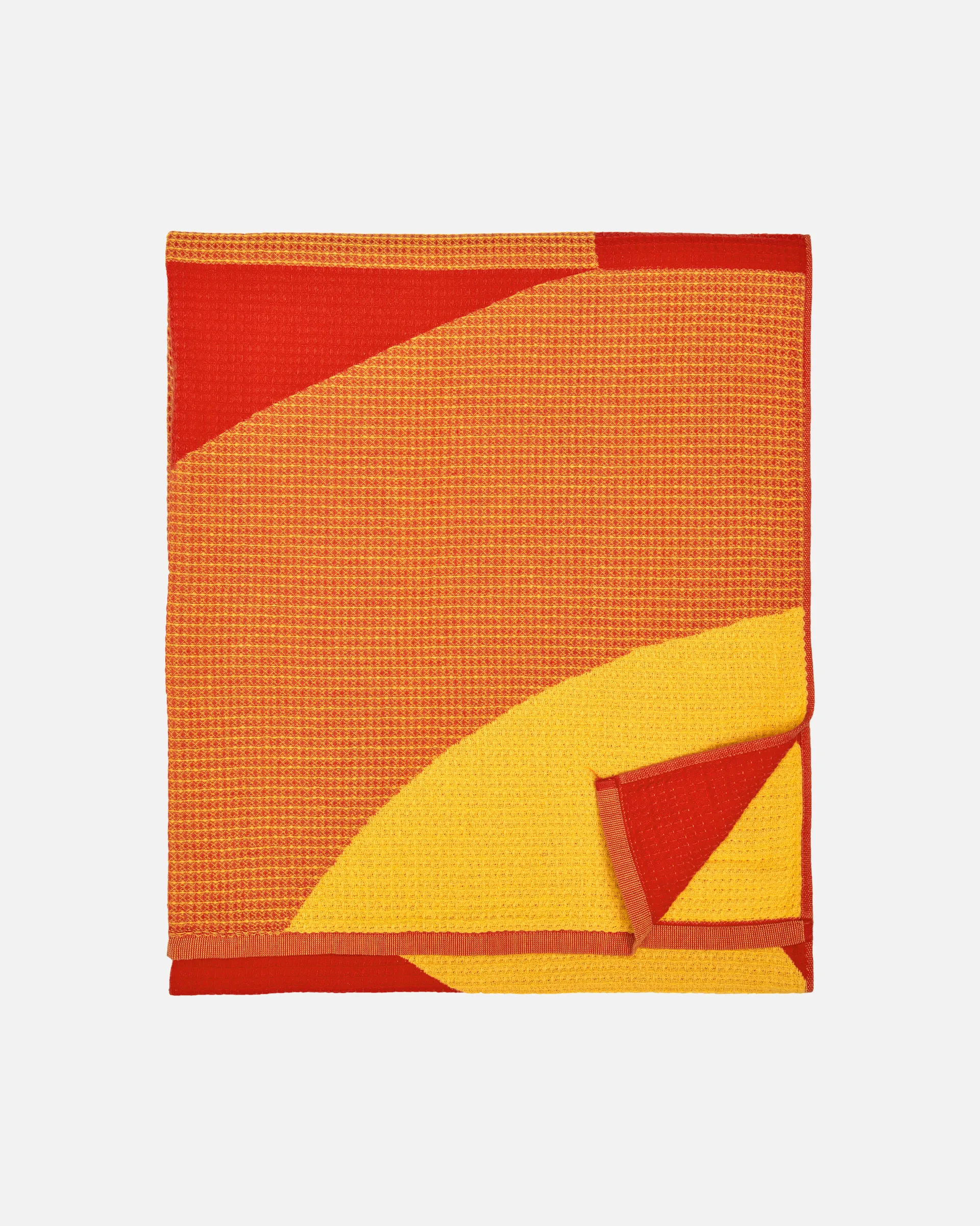Savanni Strandhandtuch 100 x 180cm, Rot -gelb Marimekko