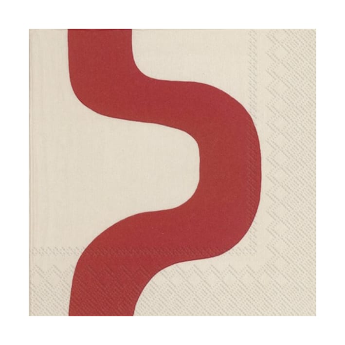 Seireeni Serviette 33x33cm 20er Pack - Red - Marimekko