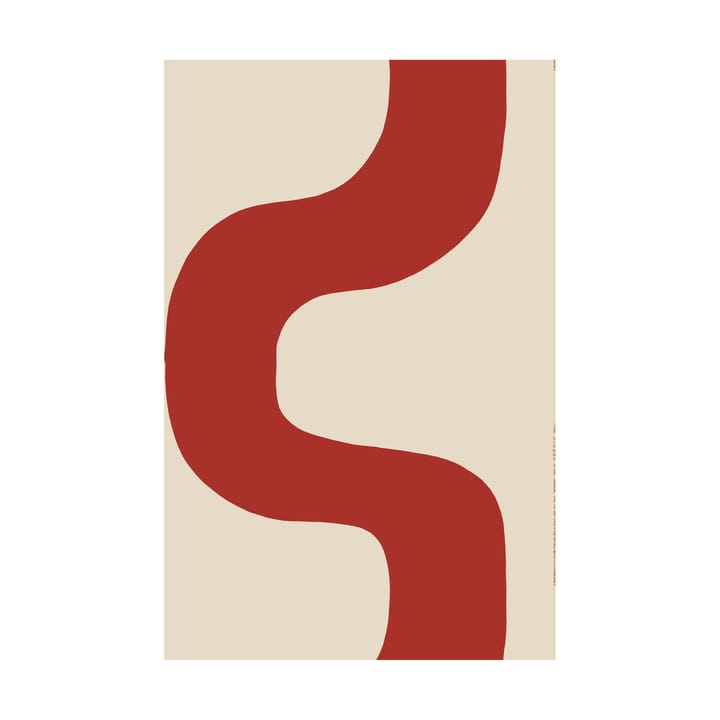Seireeni Stoff Baumwolle-Leinen - Linen-red - Marimekko
