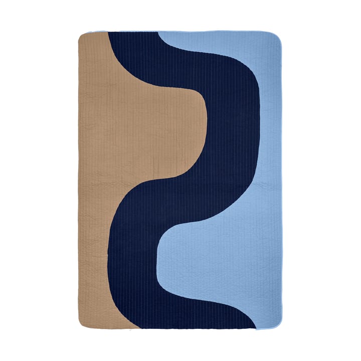 Seireeni Tagesdecke 160 x 234 cm - Beige-Blau - Marimekko