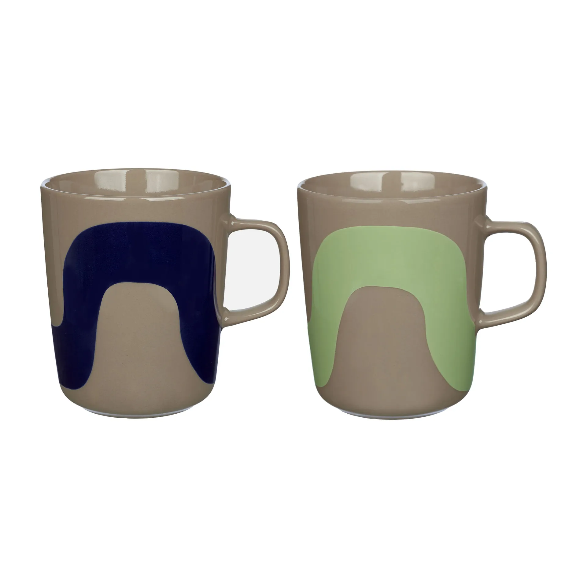 Seireeni Tasse 25 cl 2er-Pack, Terra-Dunkelblau-Mint Marimekko