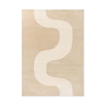 Seirene Wollteppich - Warm Beige, 140x200 cm - Marimekko