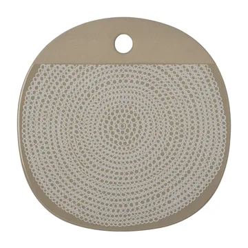 Siirtolapuutarha Tablett Ø25cm - Terra-white - Marimekko