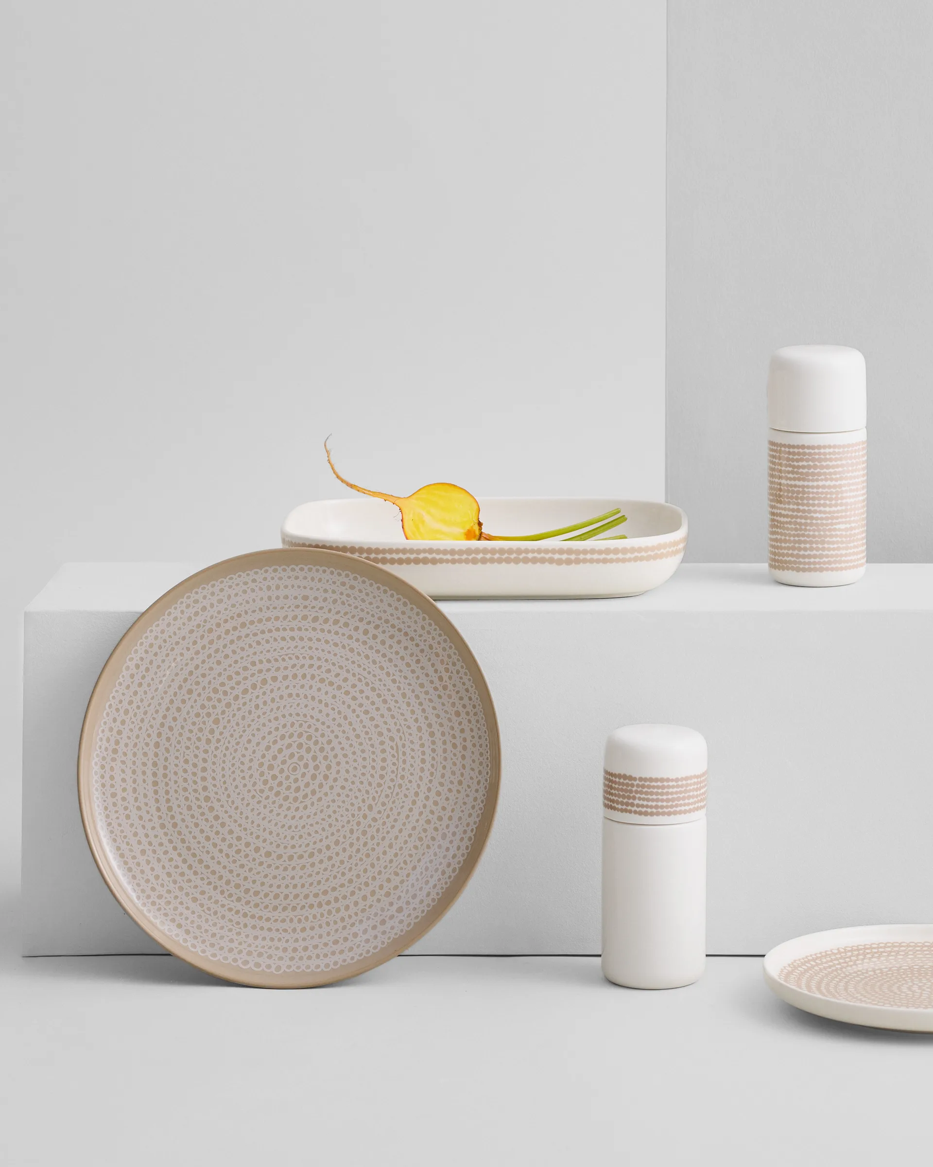 Siirtolapuutarha Teller 18 x 25cm, Black-white Marimekko