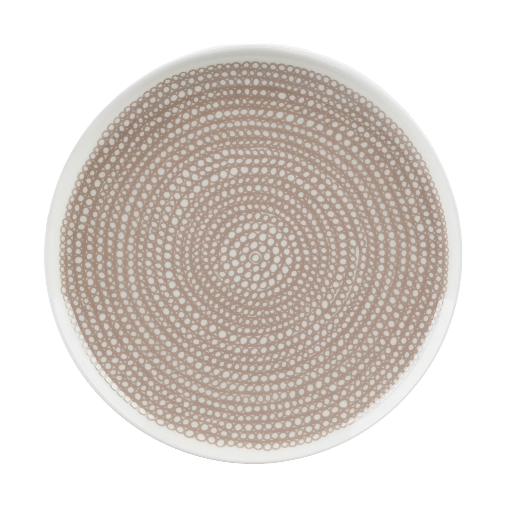 Siirtolapuutarha Teller Ø 25cm, White-beige Marimekko