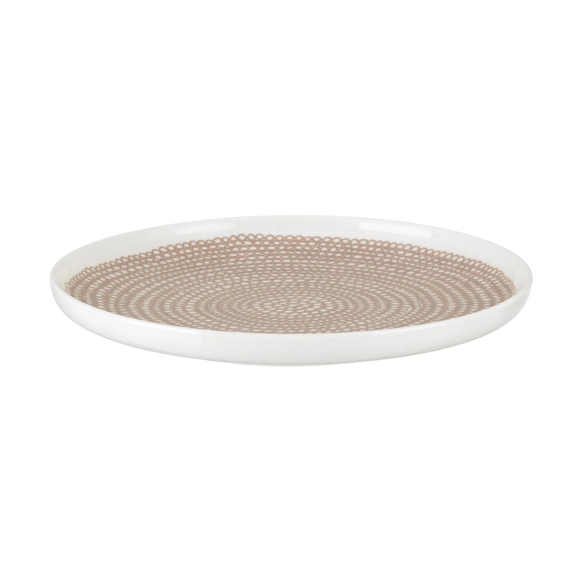 Siirtolapuutarha Teller Ø 25cm, White-beige Marimekko