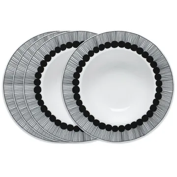 Siirtolapuutarha tiefer Teller 4er Pack Ø 20cm - Marimekko