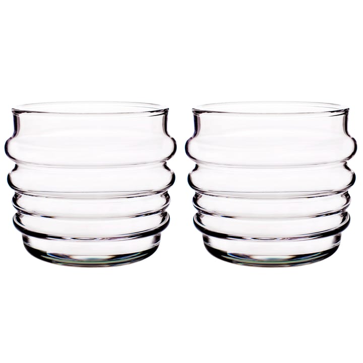 Sukat Makkaralla Glas 2-pack - Klar 2er Pack - Marimekko