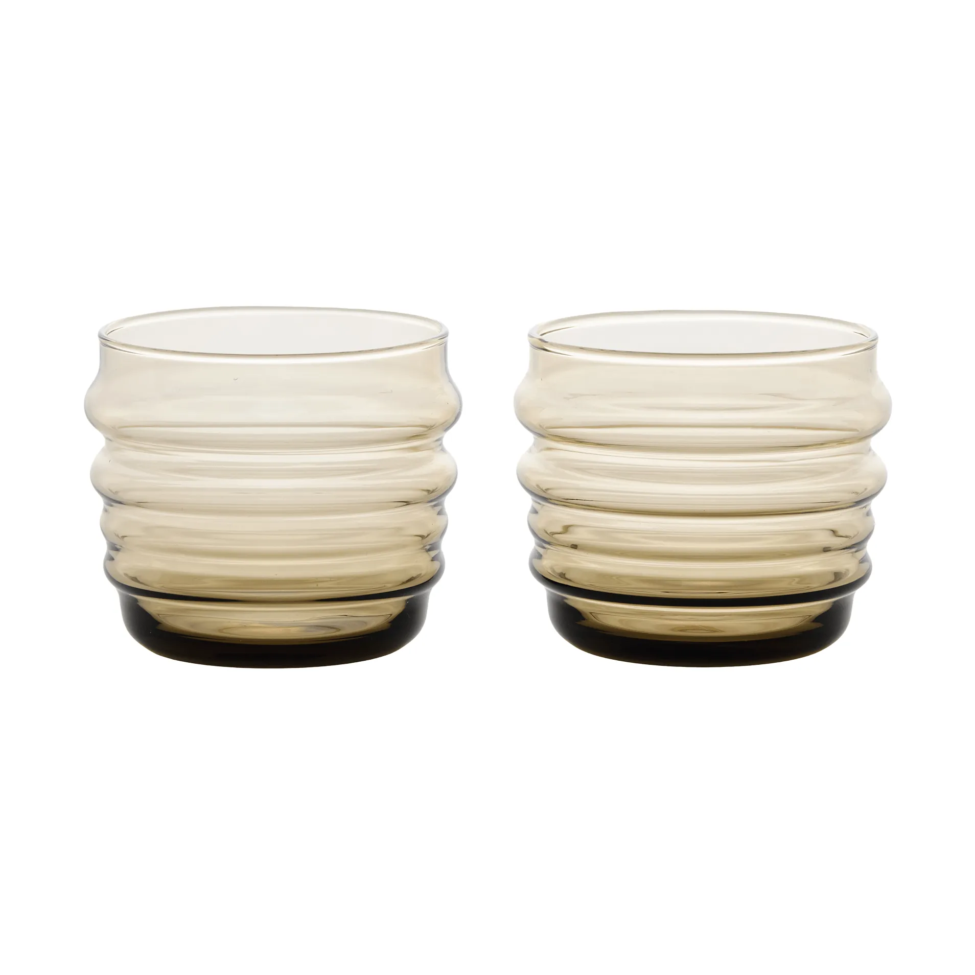 Sukat Makkaralla Glas 2er Pack, Brown, 20 cl Marimekko