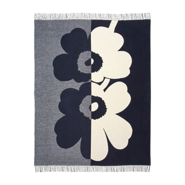 Suur Unikko Wolldecke 130 x 170cm - Dunkelblau-sand-offwhite-gold - Marimekko