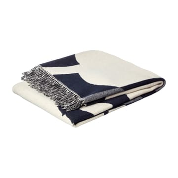 Suur Unikko Wolldecke 130 x 170cm - Dunkelblau-sand-offwhite-gold - Marimekko