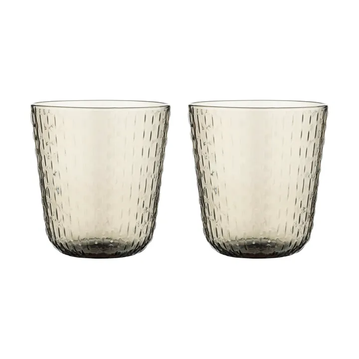Syksy tumbler Glas 36 cl 2er-Pack - Brown - Marimekko