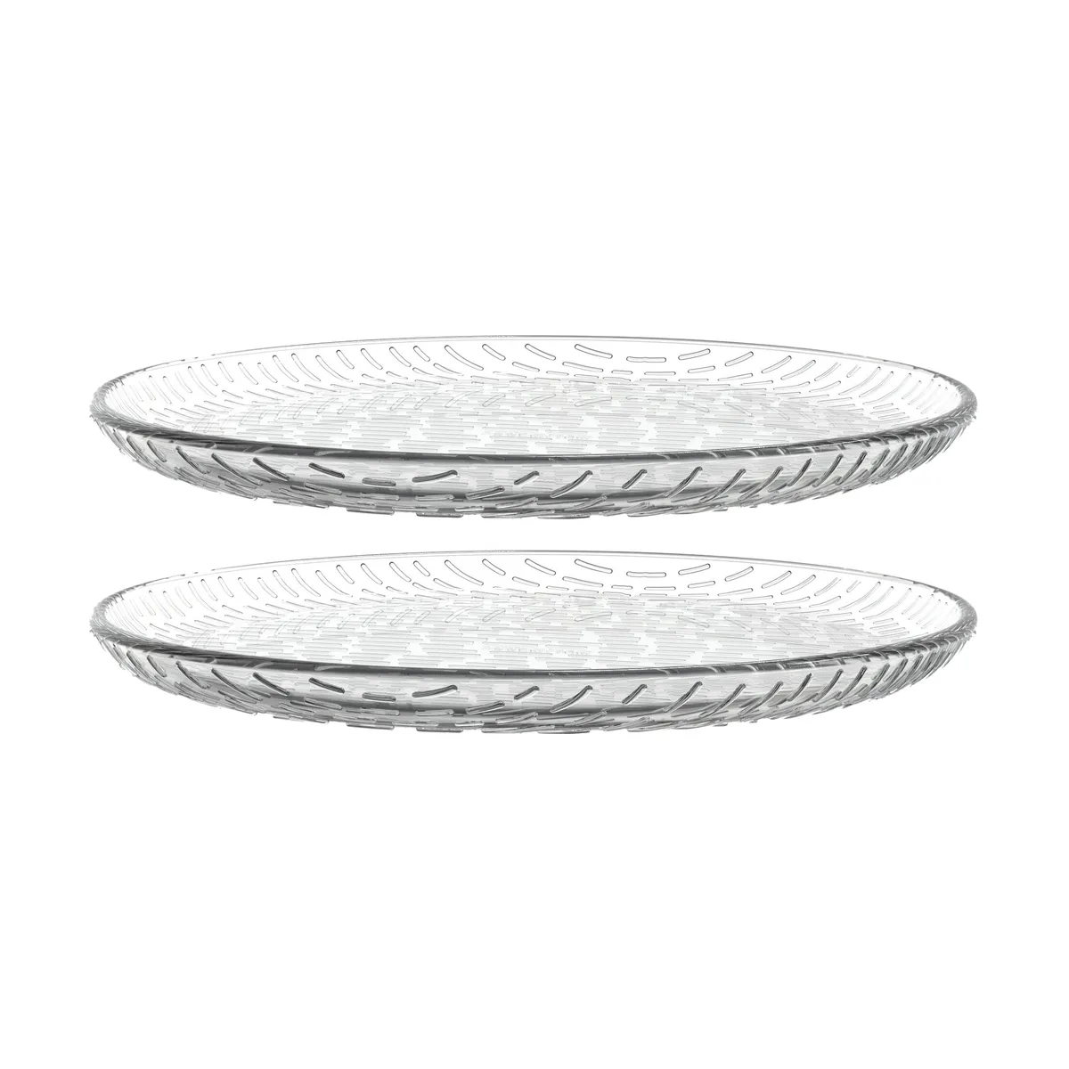Marimekko Syksy Unterteller Glas Ø17 cm 2er-Pack Clear