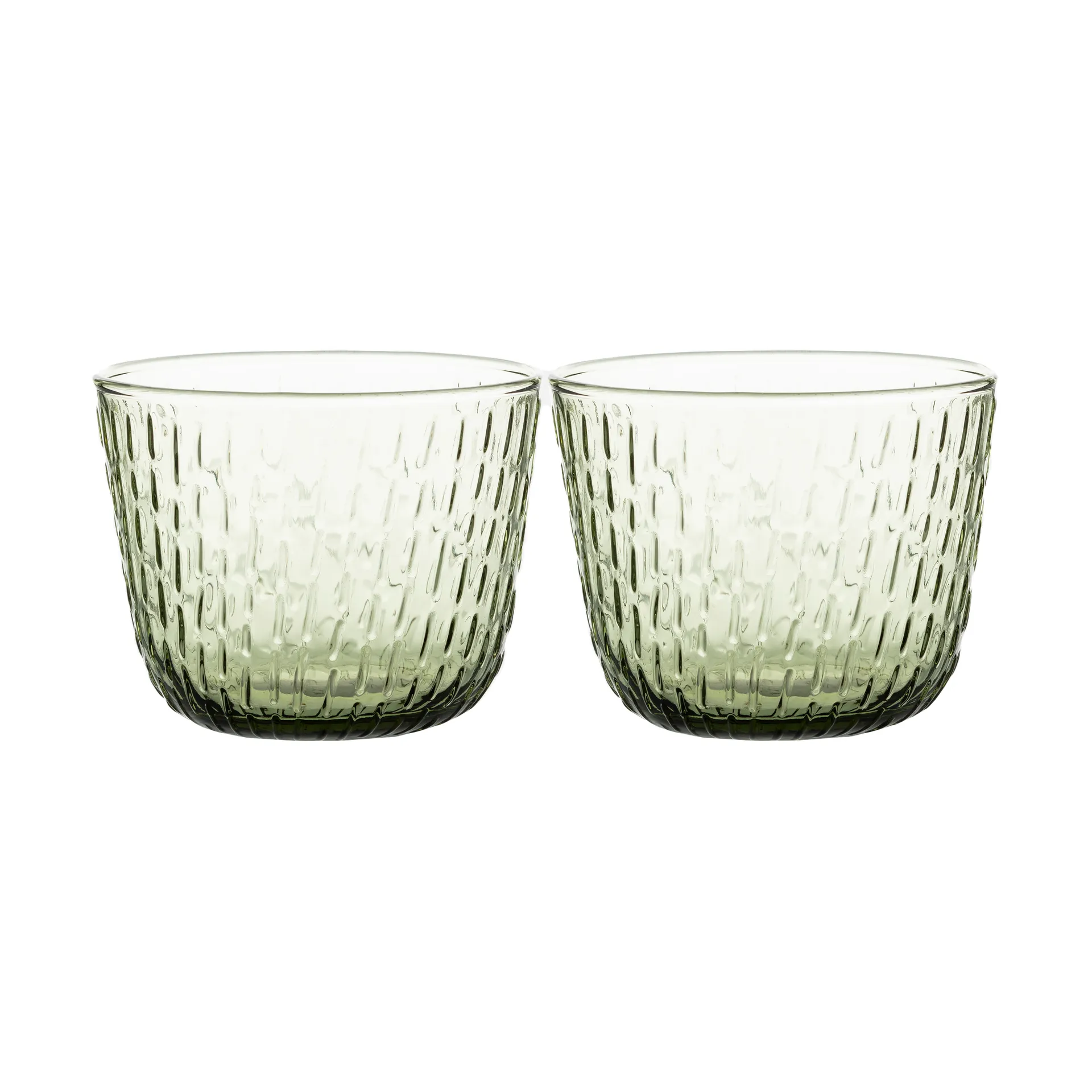 Syksy Wasserglas 2 dl 2er Pack, Olive Marimekko