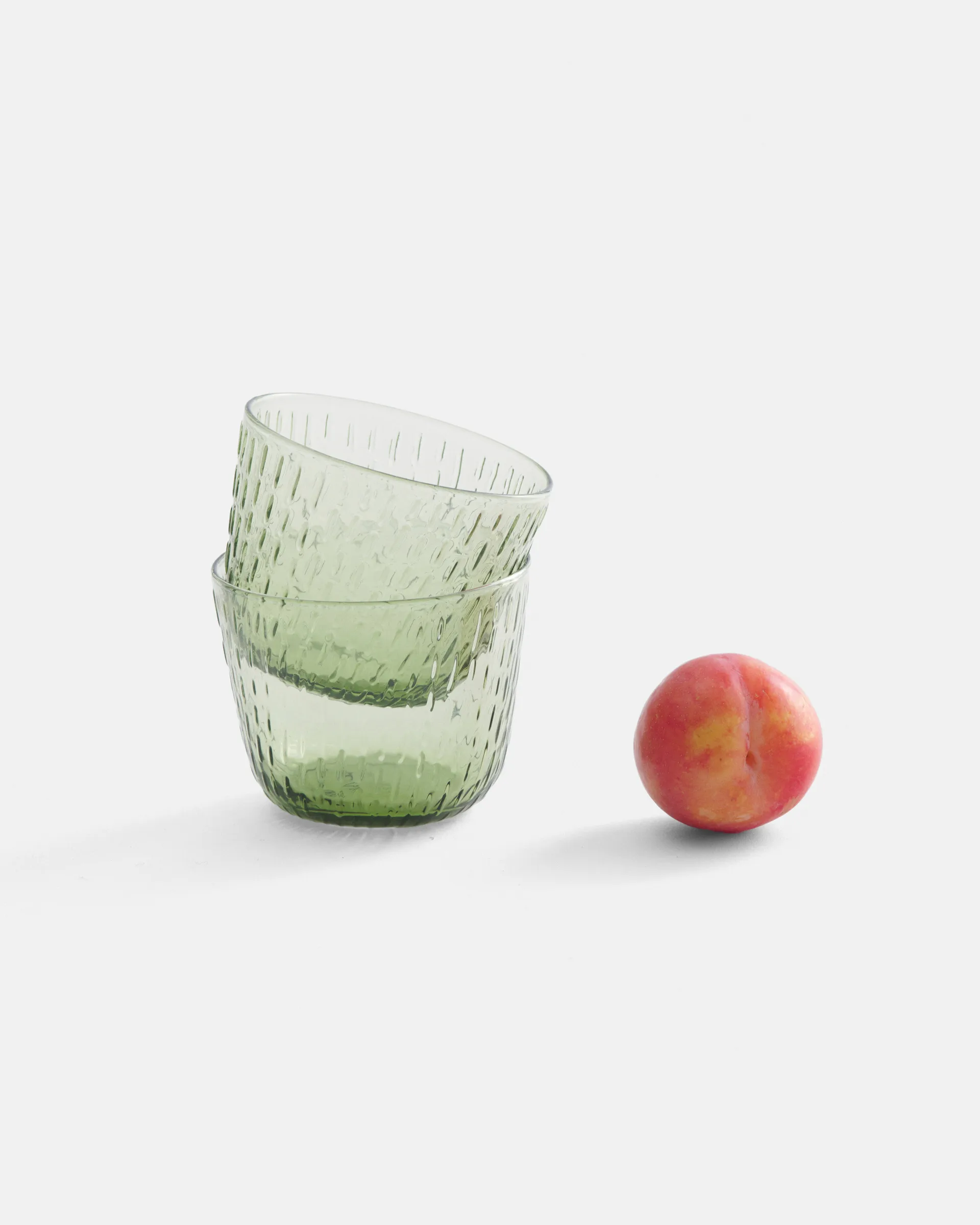 Syksy Wasserglas 2 dl 2er Pack, Olive Marimekko