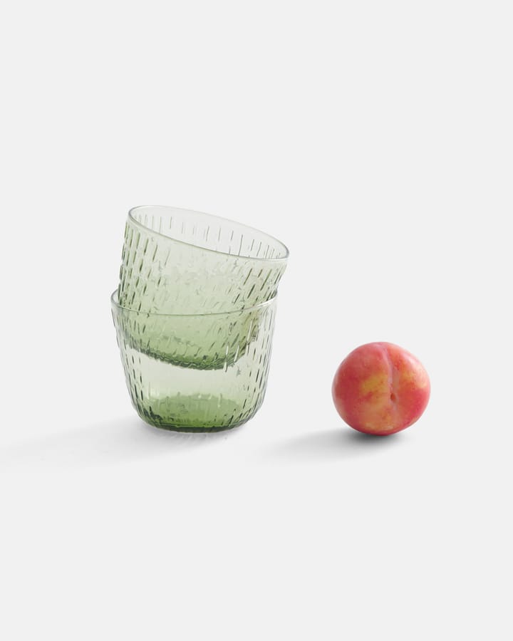 Syksy Wasserglas 2 dl 2er Pack - Olive - Marimekko