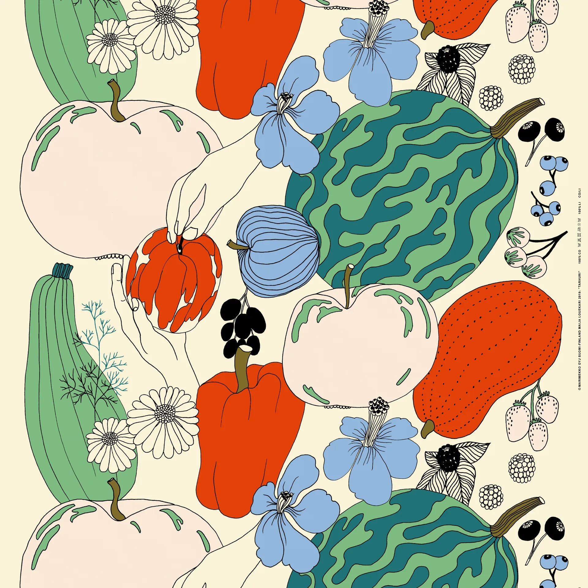 Tarhuri Wachstuch, Multi Marimekko