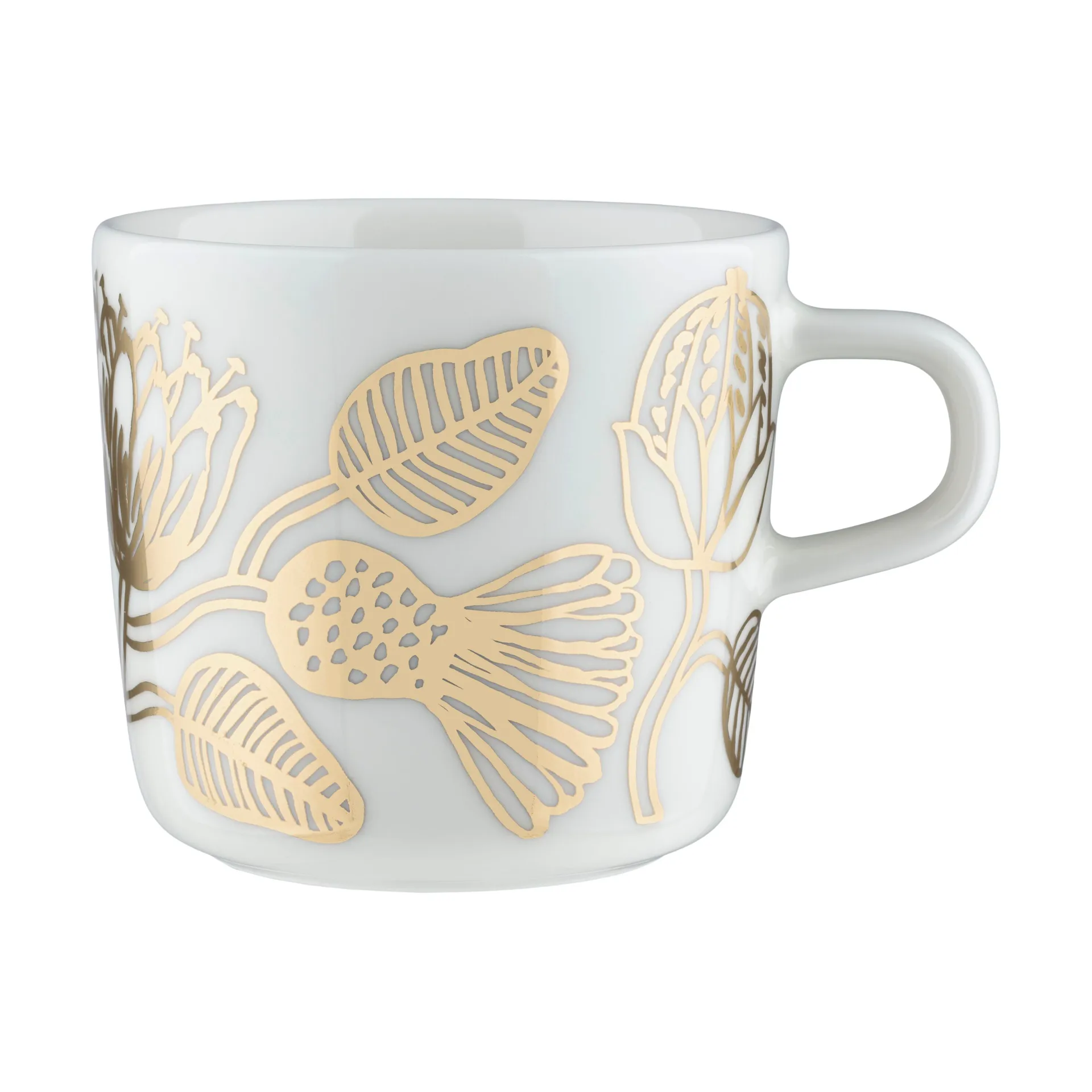 Tiara Kaffeetasse 20 cl, White-gold Marimekko