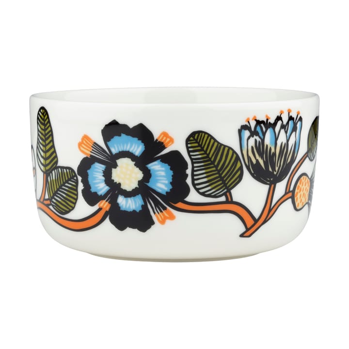 Tiara Schale 5dl, White-warm orange-green Marimekko