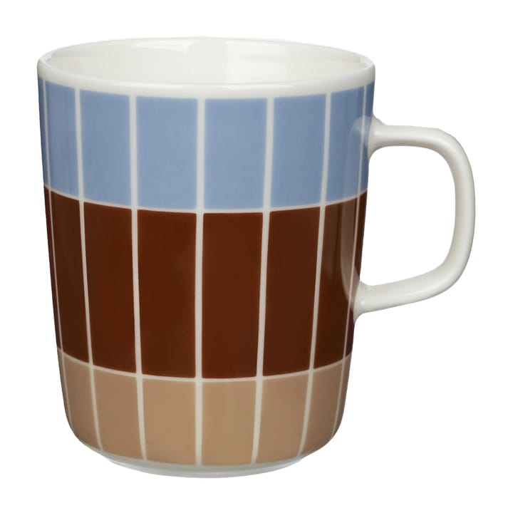 Tiiliskivi Becher 25 cl - Hellblau-Rotbraun-Beige - Marimekko