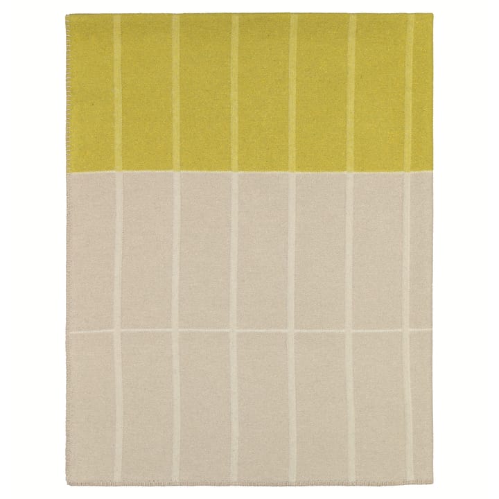 Tiiliskivi Decke 130 x 170cm - Gelb-beige-dunkelgrün - Marimekko