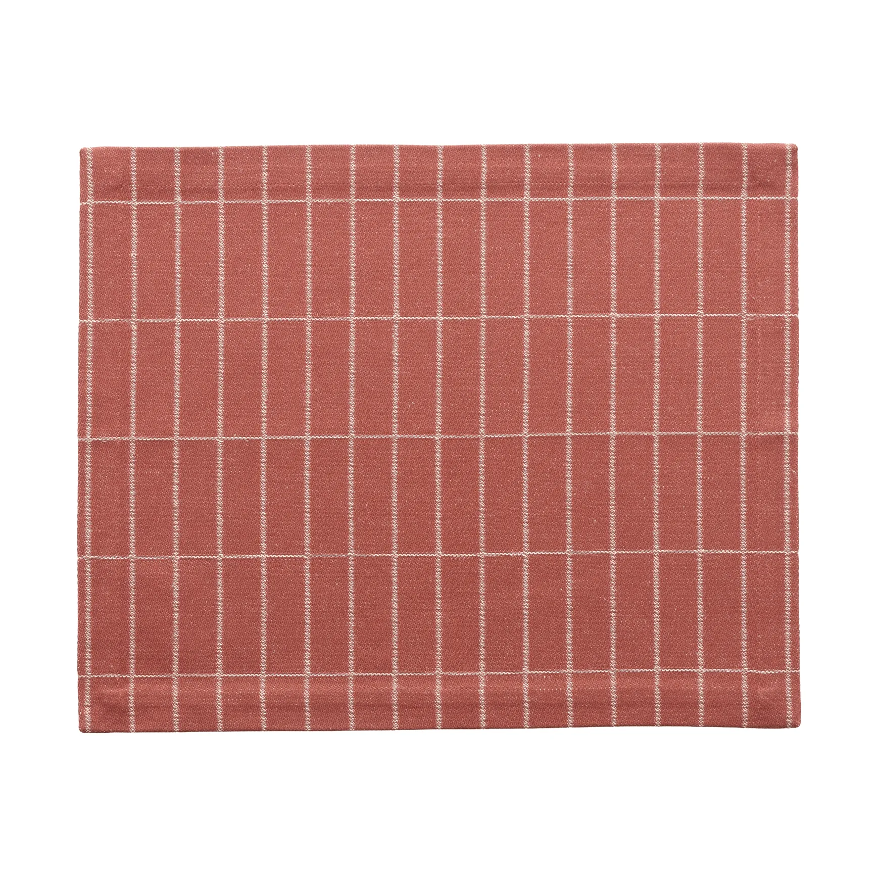 Tiiliskivi gewebte Platzdeckchen, Chestnut-off white, 31x42 cm Marimekko