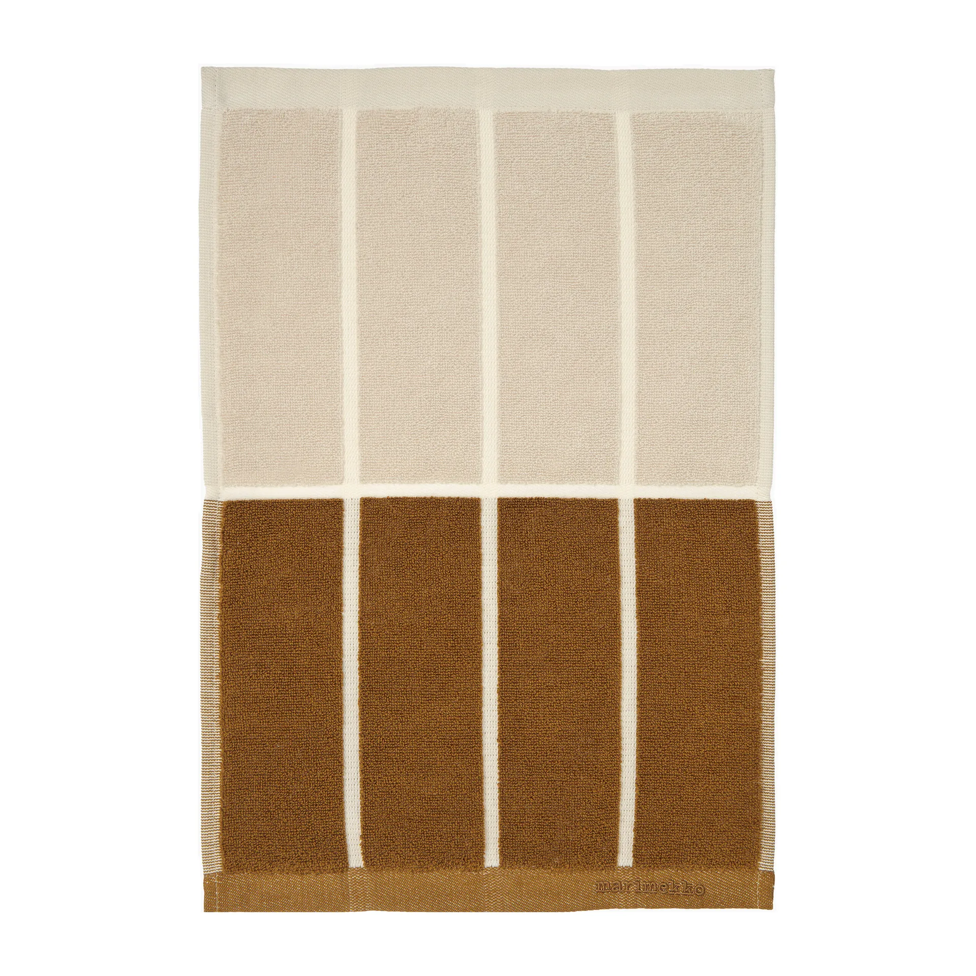 Tiiliskivi Handtuch 30 x 50cm, Dunkelgrau-braun-beige Marimekko