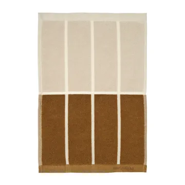 Tiiliskivi Handtuch 30 x 50cm - Dunkelgrau-braun-beige - Marimekko