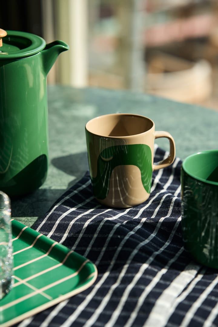 Tiiliskivi Stempelkanne 0,9 l, Dark green Marimekko