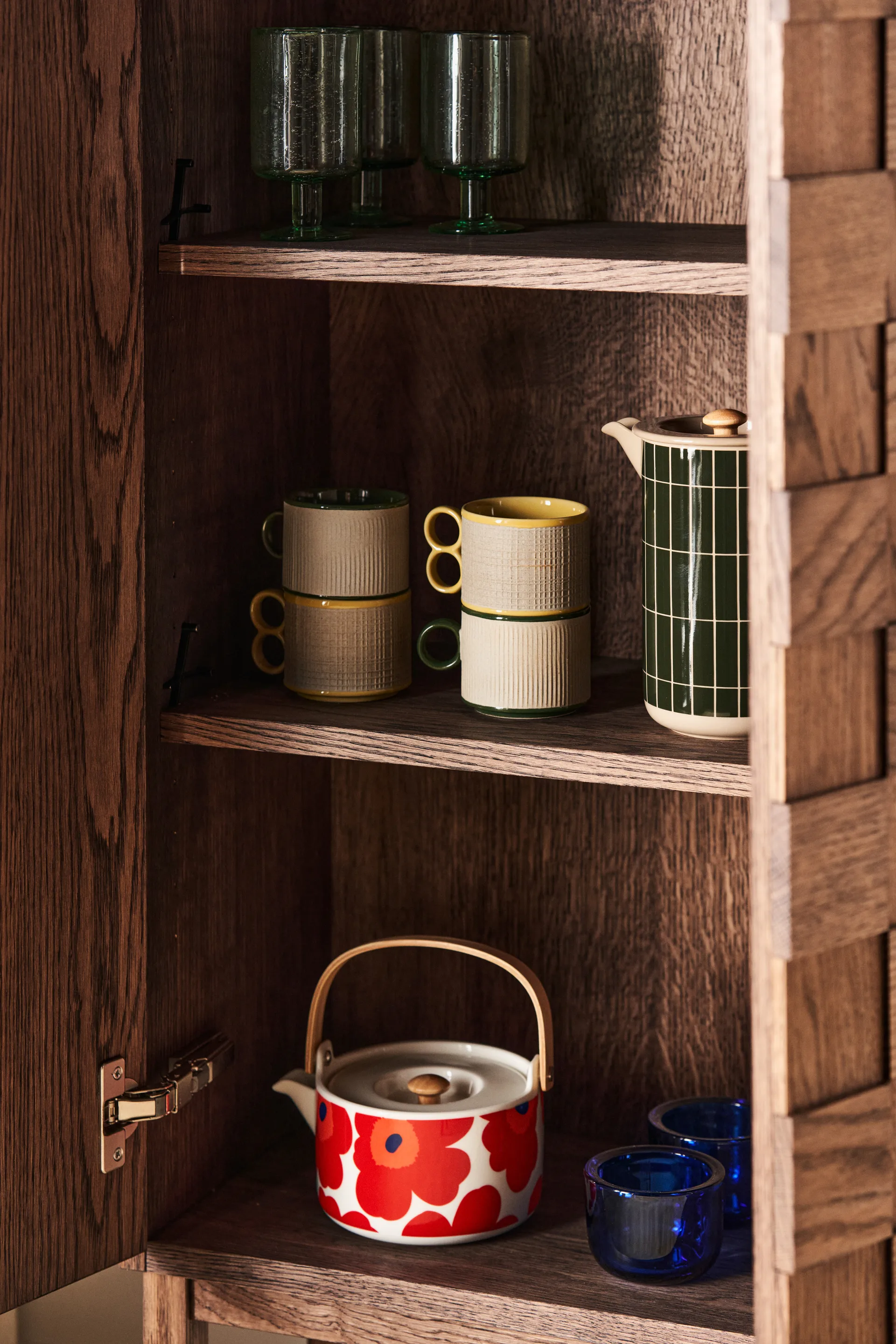 Tiiliskivi Stempelkanne 0,9 l, Terra-dark green Marimekko