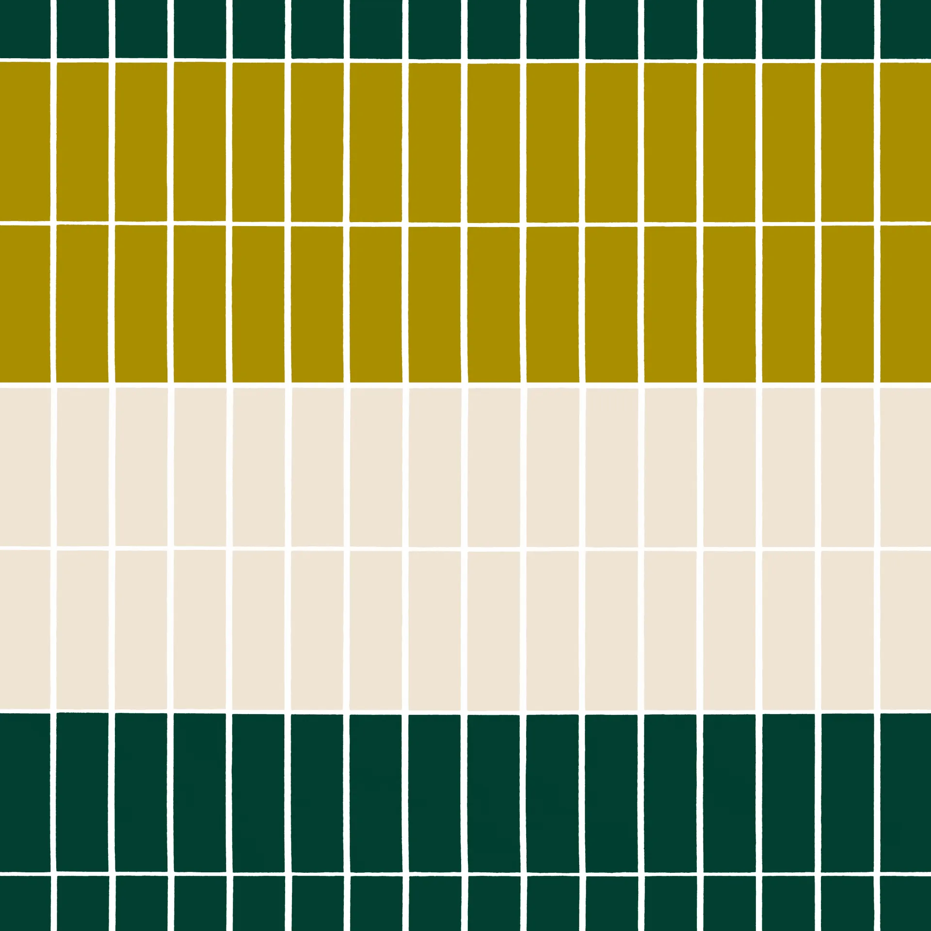 Tiiliskivi Stoff, Beige-grün Marimekko