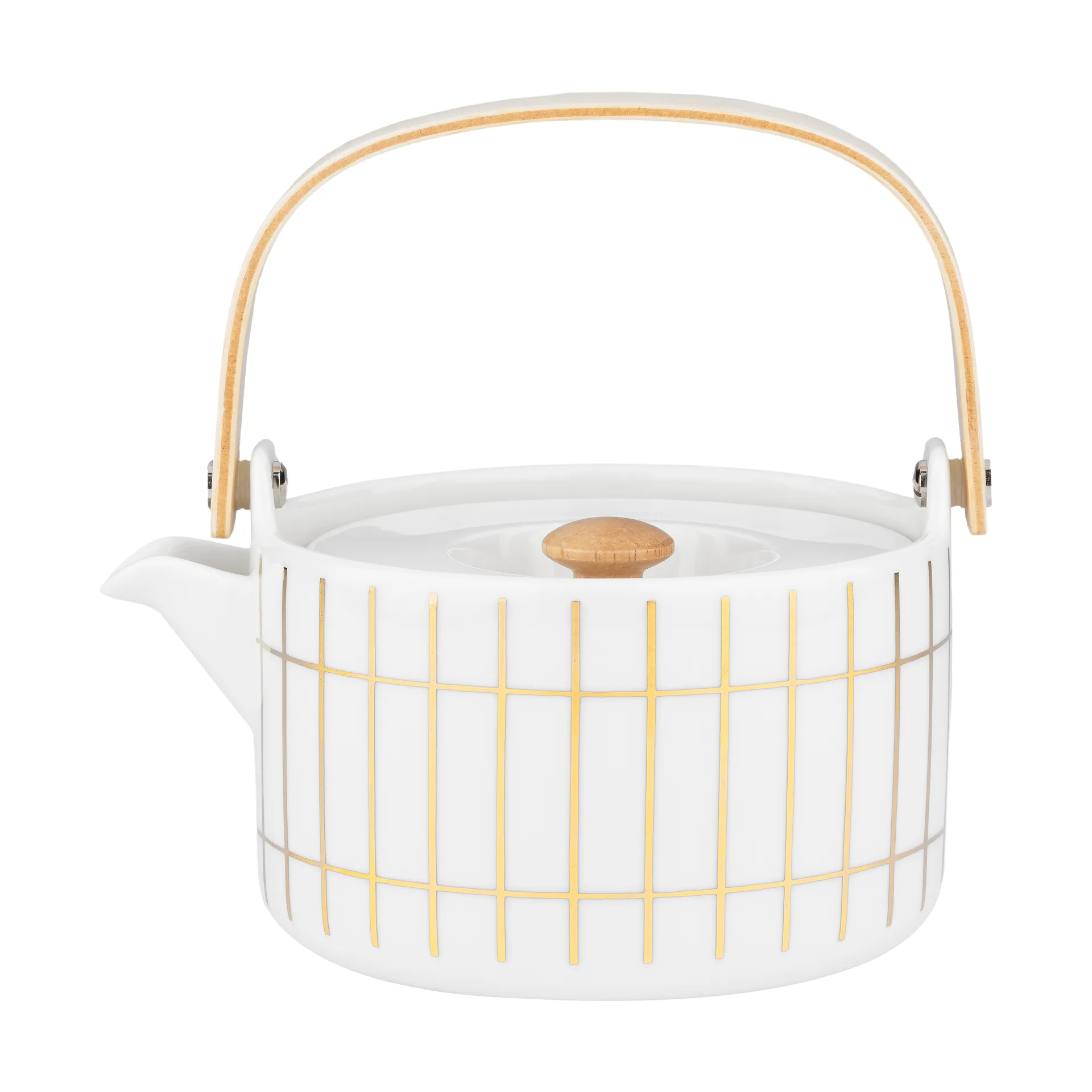 Tiiliskivi Teekanne 0,7 l, White-gold Marimekko