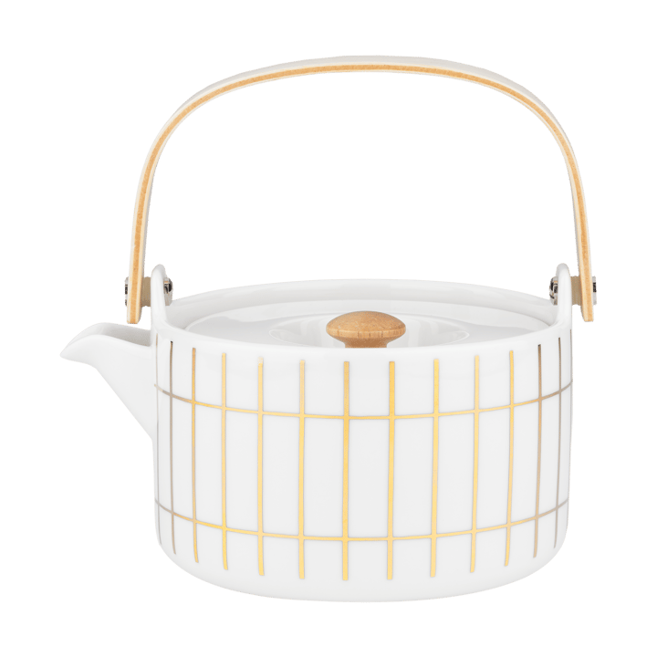 Tiiliskivi Teekanne 0,7 l - White-gold - Marimekko
