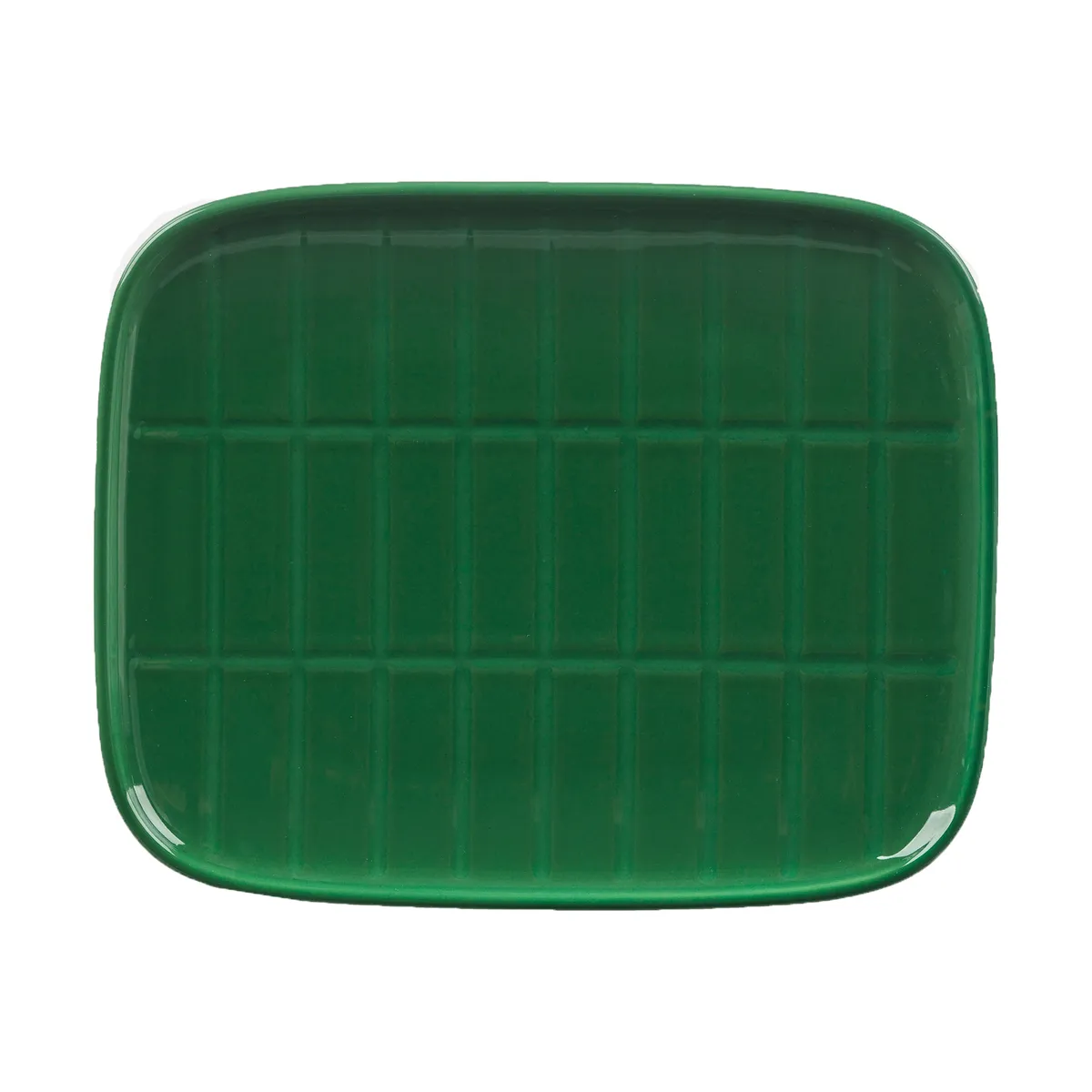 Marimekko Tiiliskivi Teller 12 x 15 cm Dark green