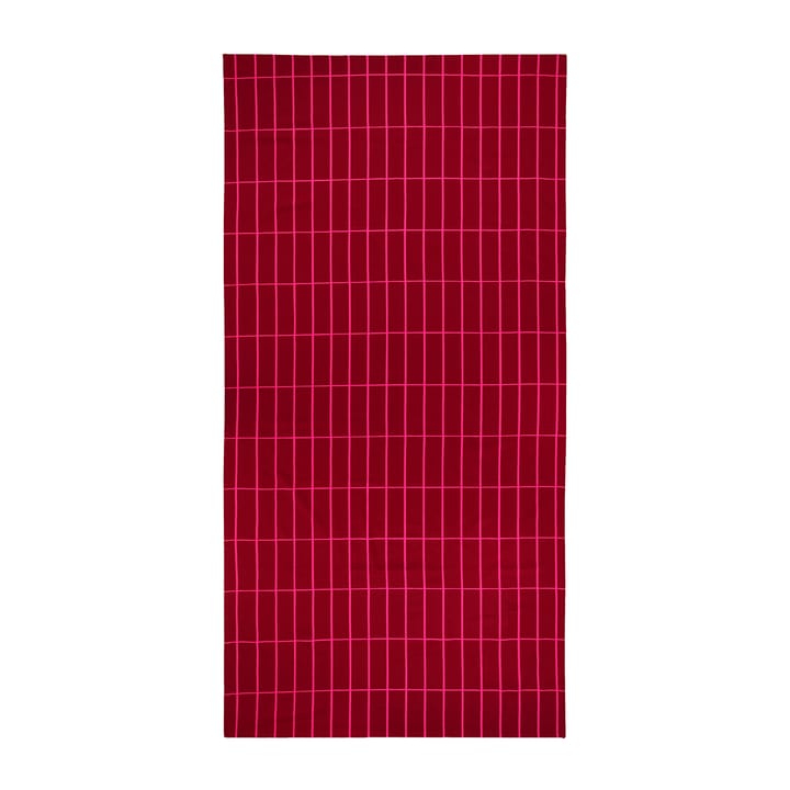 Tiiliskivi Tischdecke 140 x 280 cm, Rot-Rosa Marimekko