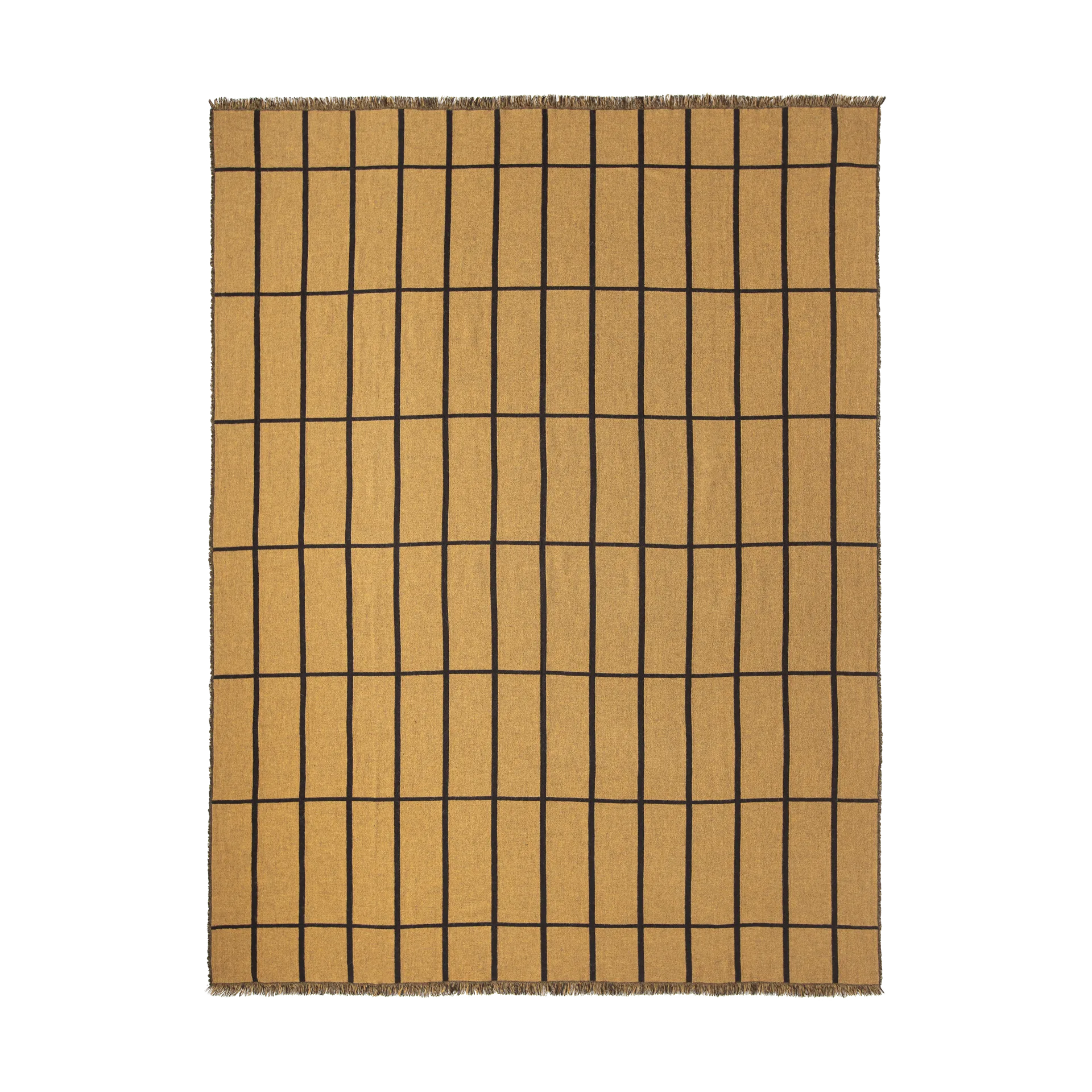 Tiiliskivi Wolldecke 140x180cm, Caviar-gold Marimekko