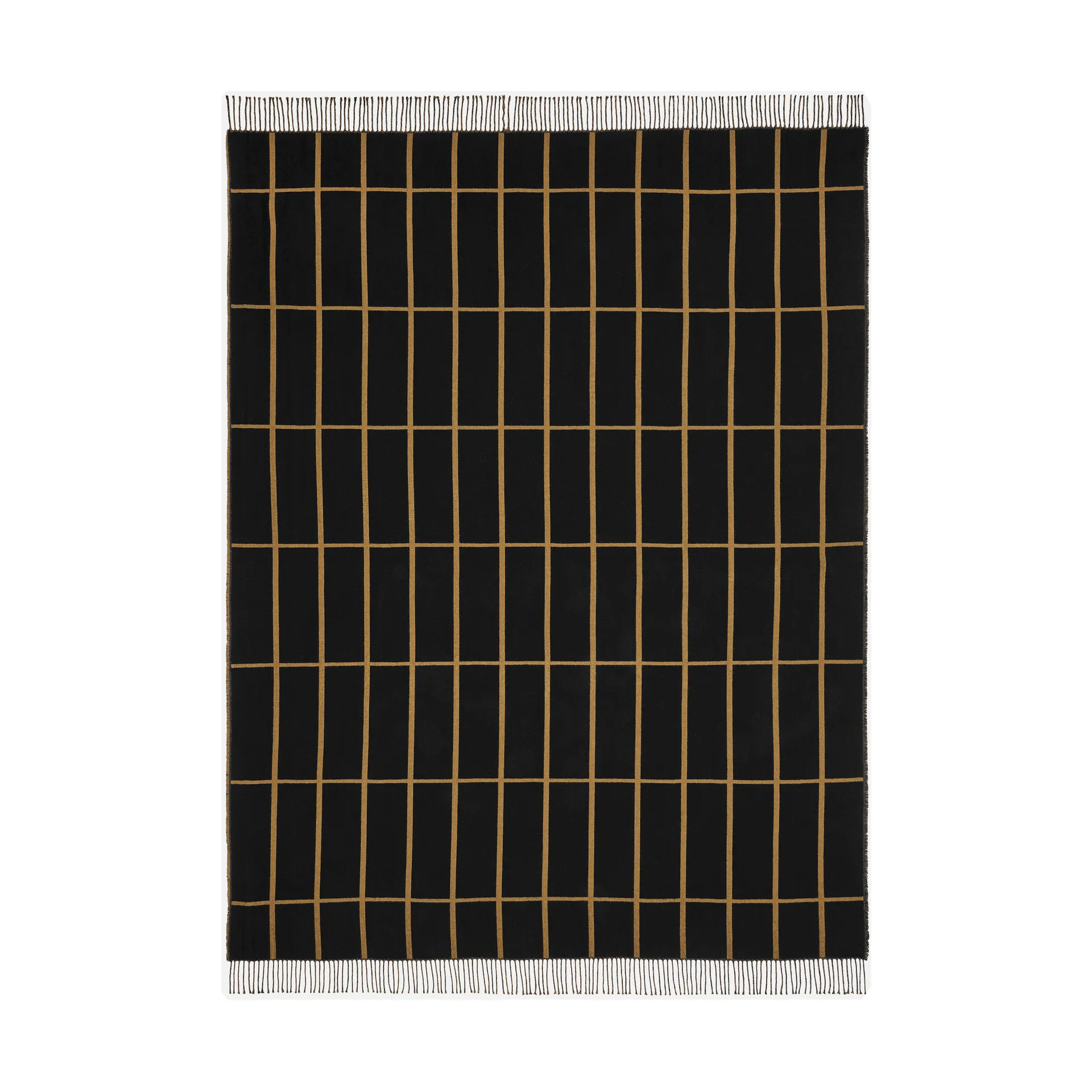 Tiiliskivi Wolldecke 140x180cm, Caviar-gold Marimekko