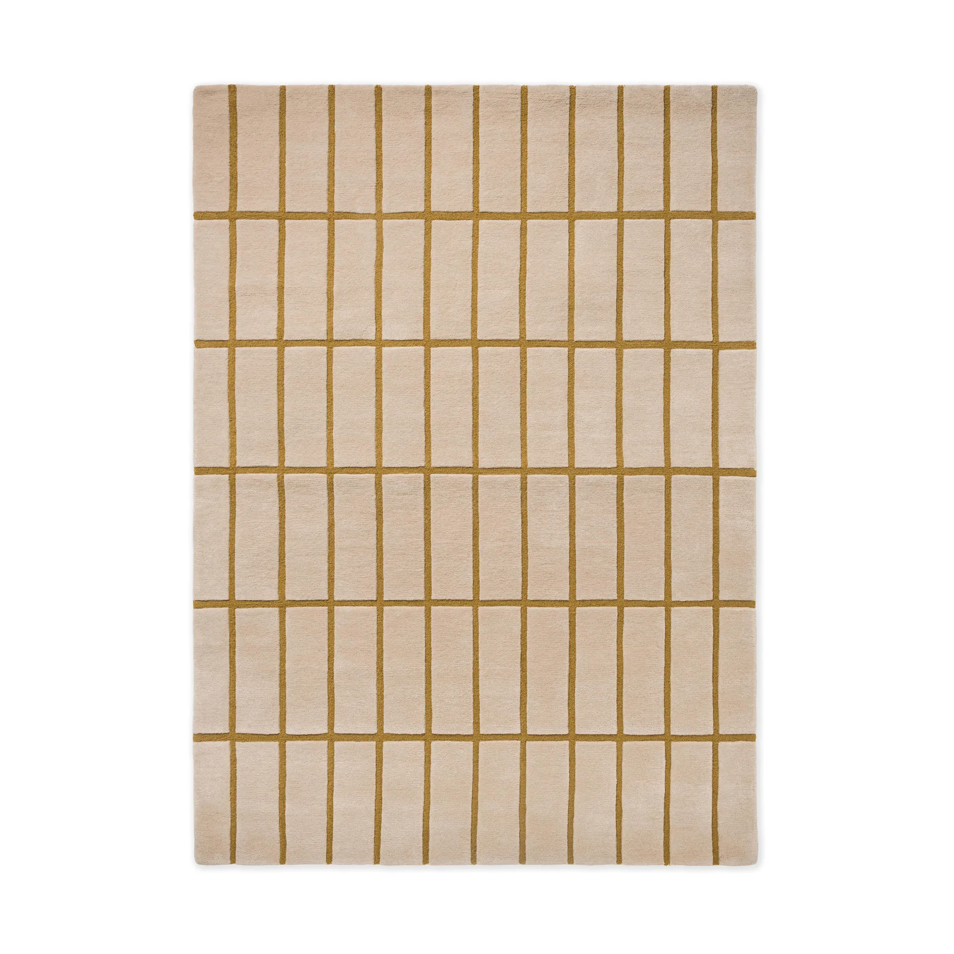 Tiiliskivi Wollteppich, Bronze Yellow, 250x350 cm Marimekko