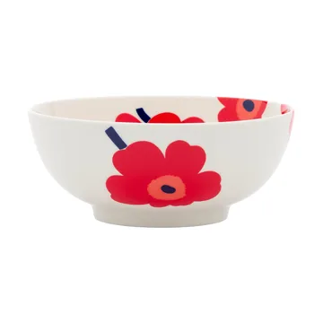 Unikko 1,3 l - Weiß-Rot-Blau - Marimekko