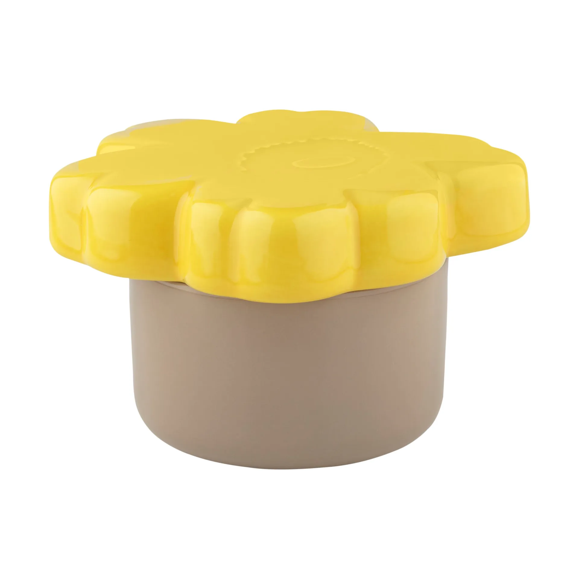 Unikko 60-Jahre Jubiläumsdose Ø19x11 cm, Terra-spring yellow Marimekko