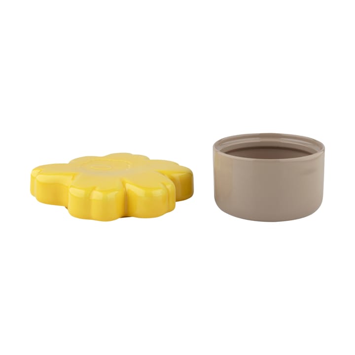 Unikko 60-Jahre Jubiläumsdose Ø19x11 cm, Terra-spring yellow Marimekko