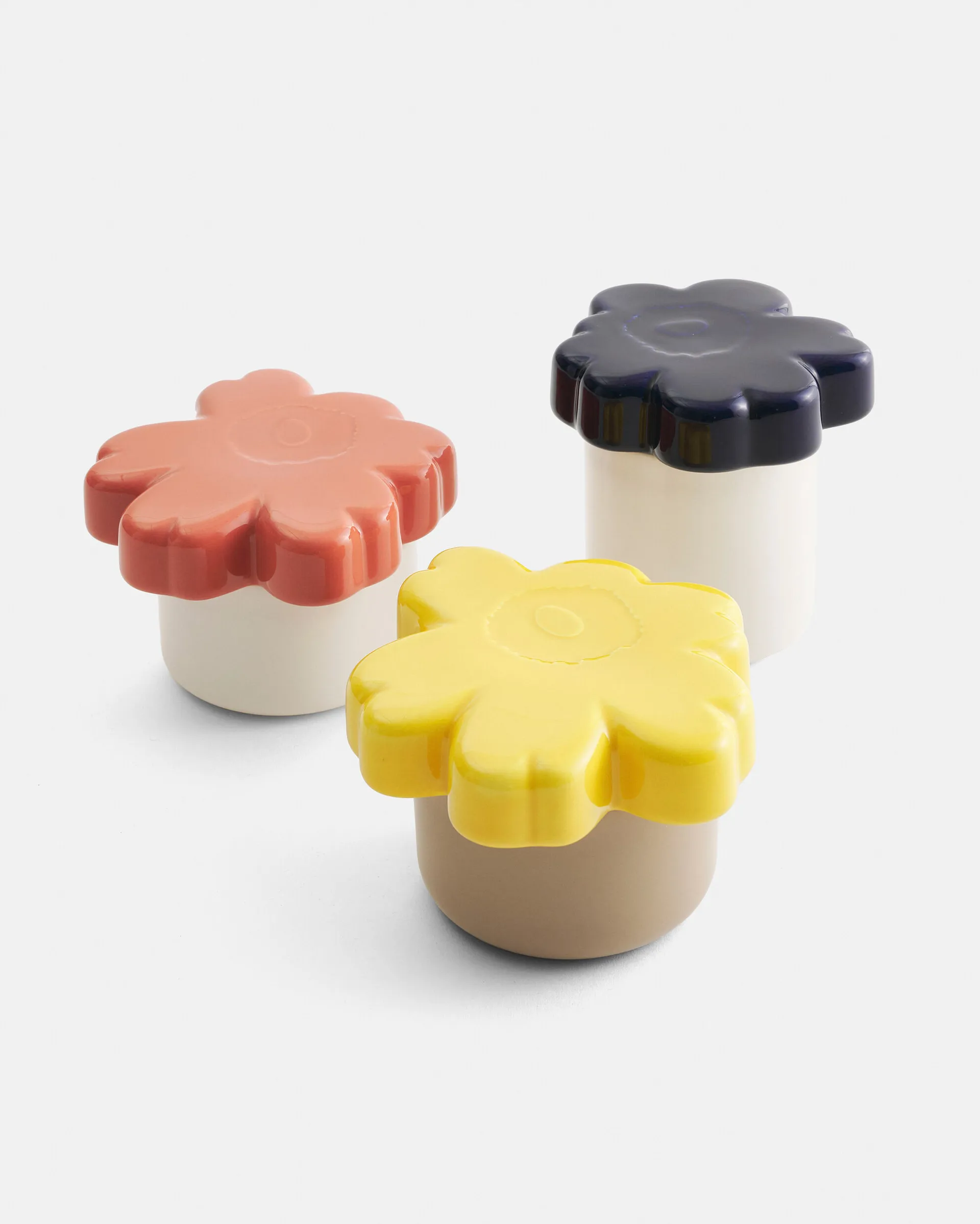 Unikko 60-Jahre Jubiläumsdose Ø19x11 cm, Terra-spring yellow Marimekko