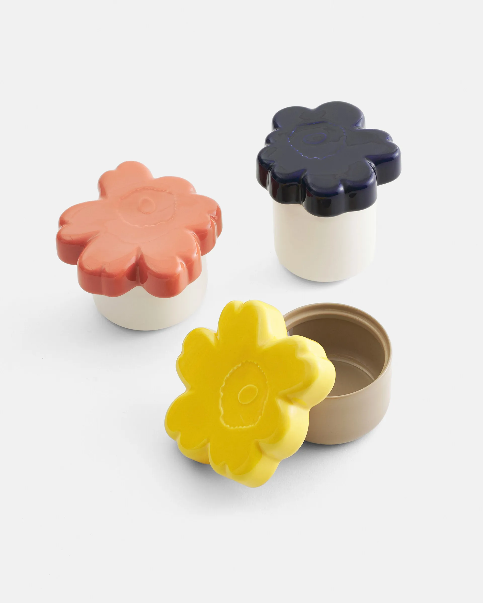 Unikko 60-Jahre Jubiläumsdose Ø19x11 cm, Terra-spring yellow Marimekko