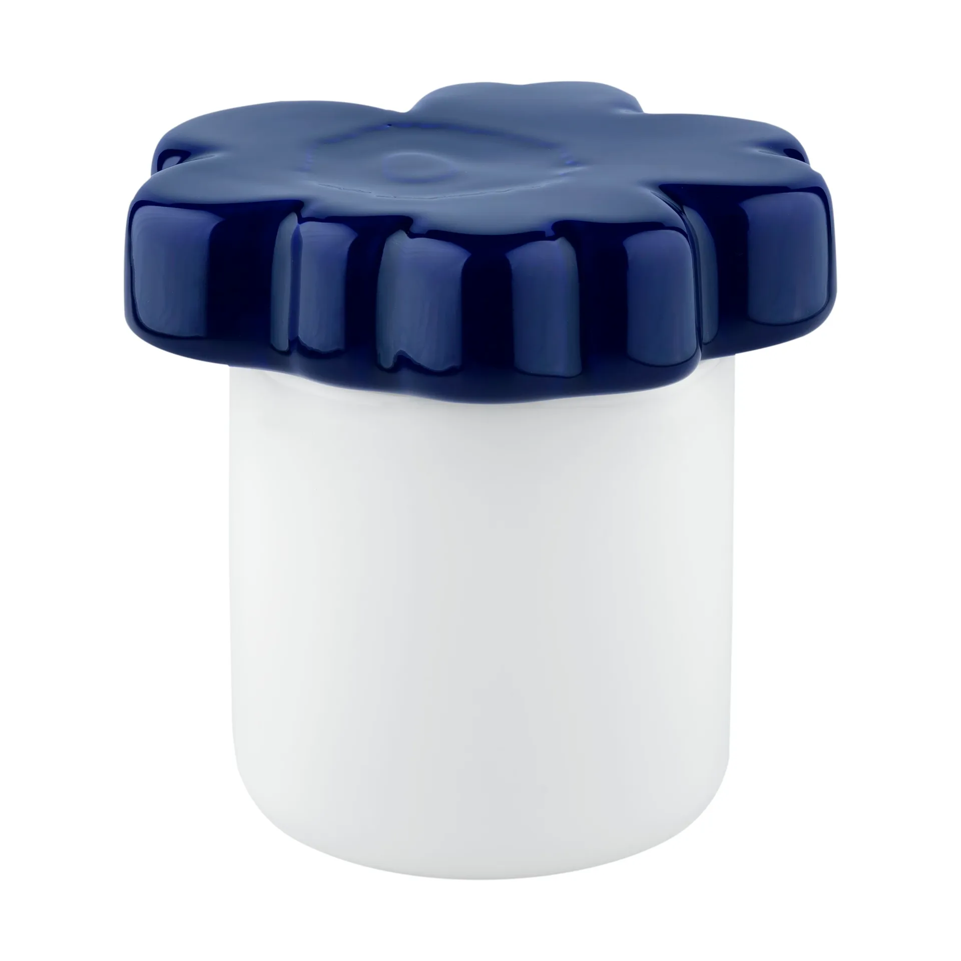 Unikko 60-Jahre Jubiläumsdose Ø6,5x15,5 cm, White-d. blue Marimekko