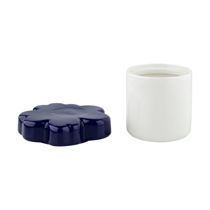 Unikko 60-Jahre Jubiläumsdose Ø6,5x15,5 cm, White-d. blue Marimekko