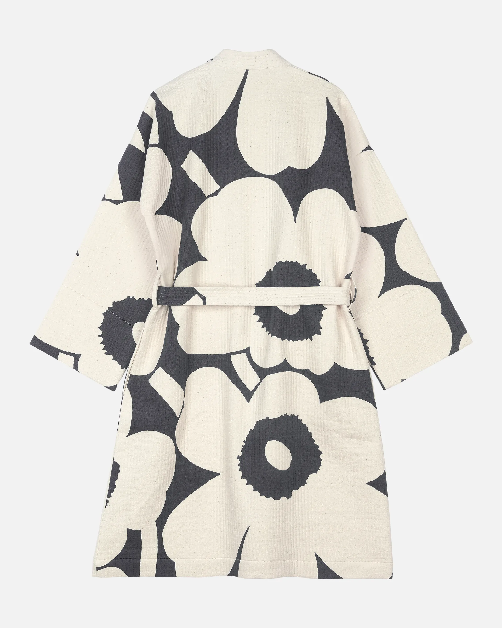 Unikko Bademantel, Charcoal-off white, S Marimekko
